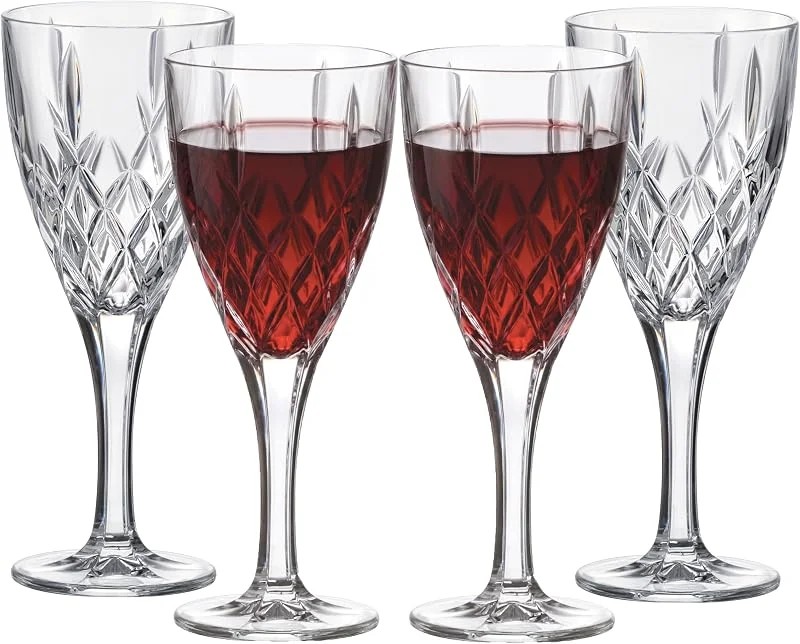 Besuche den CRYSTAL BOHEMIA-Store CRYSTAL BOHEMIA BRIXTON-Kollektion Weingläser 4er Set, 320 ml — Wein und Festtafel