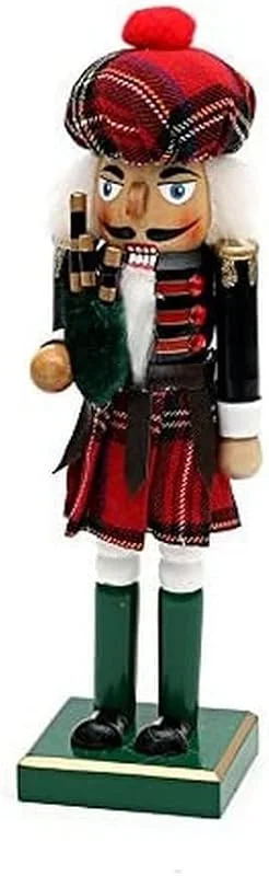 Besuche den Dekohelden24-Store Dekohelden24 Zauberhafter Nussknacker als Schotte, ca. 26 cm. Wir lüften das Geheimnis: was trägt der Schotte unterm Rock? — Weihnachtsdeko