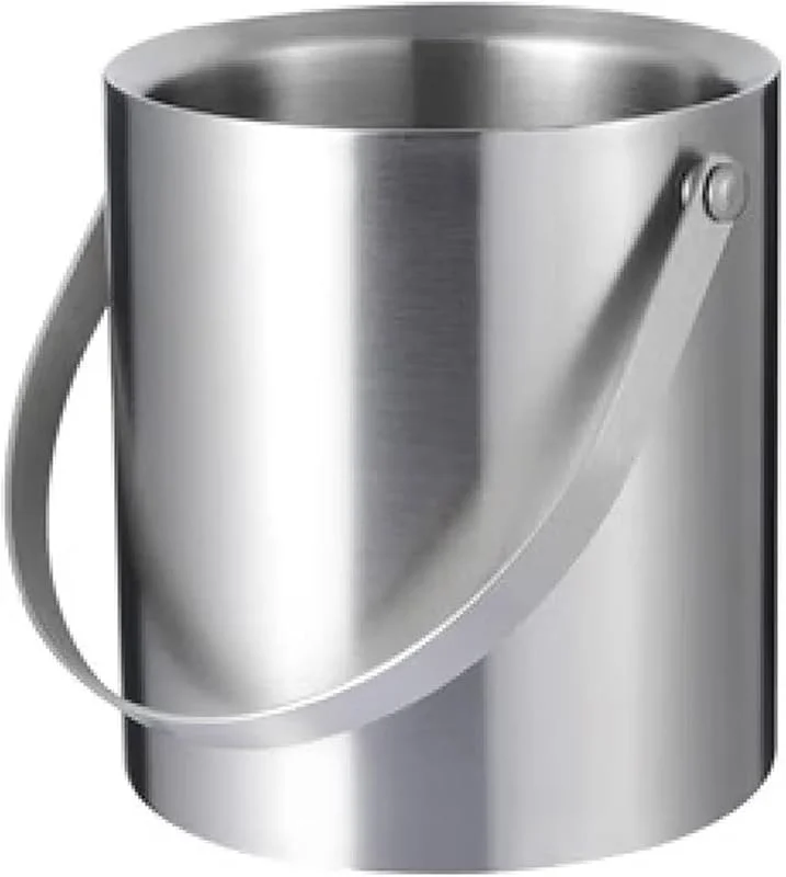 Marke: Lijiaxiuyc-101 eiskübel 3L Eiskübel for Partys, Champagnerkübel aus Edelstahlmaterial hält das Eis länger gefroren, for Weihnachtsfeiern, Grillabende im Hinterhof, Verwendung in Bars im Freien sektkübel — Wein und Festtafel