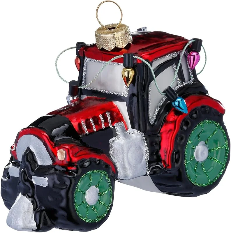 Marke: Holly & Jolly Holly & Jolly - Weihnachtskugel Traktor, ca. 7 cm — Weihnachtsdeko