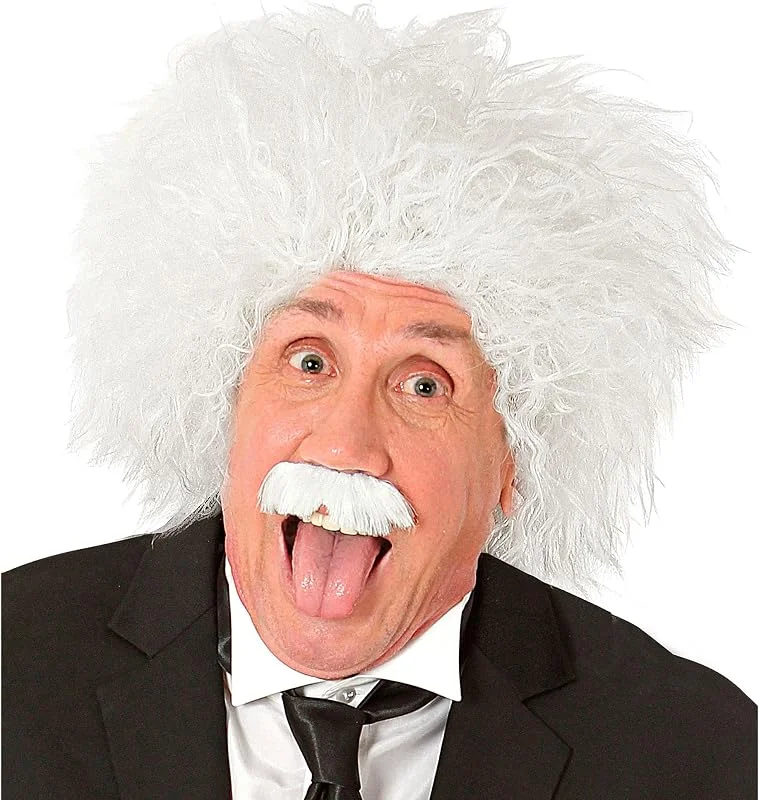 Besuche den W WIDMANN MILANO Party Fashion-Store W WIDMANN MILANO Party Fashion - Einstein Perücke mit Schnurrbart — Haarpflege