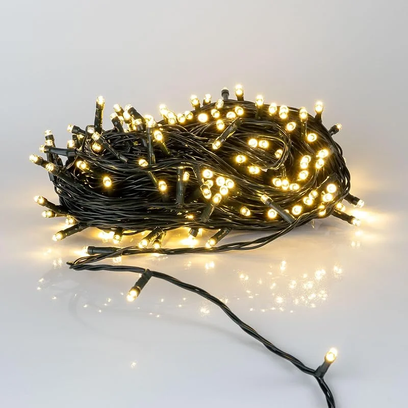 Besuche den Spetebo-Store Spetebo Lichterkette mit 200 LED warm weiß für den Innen- und Außenbereich — Weihnachtsbeleuchtung