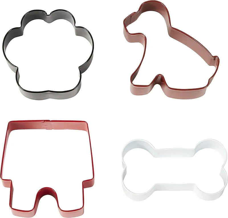 Besuche den Wilton-Store Wilton Cookie Cutter Set Ausstechformen, Pet Theme, Set, 4 — Weihnachtskueche