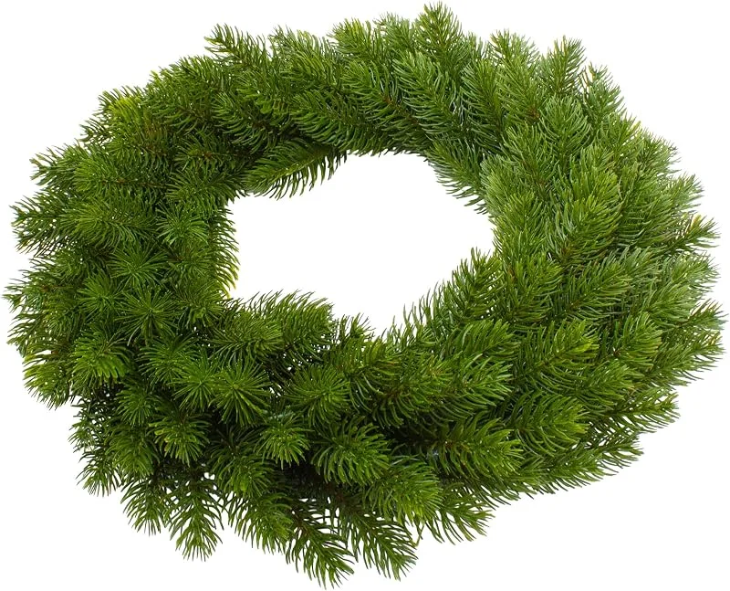 Besuche den Spetebo-Store Künstlicher Edel Tannenkranz grün halbgebunden 48 cm — Weihnachtsdeko