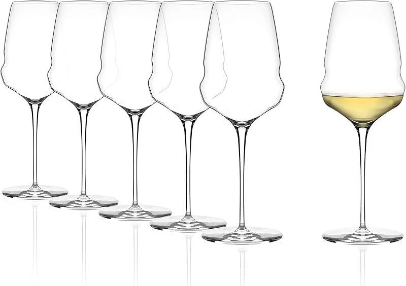 Besuche den Stölzle Lausitz-Store Stölzle Lausitz Cocoon Weißweingläser Weißweinkelche 485 ml, 6er-Set — Wein und Festtafel