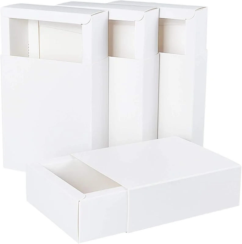 Besuche den BENECREAT-Store BENECREAT 20 Pack Kraftpapier Schubladenbox 12.8x11x4.3cm Weiße Seife Schmuck Kleine Geschenkboxen zum Verpacken von Geschenken, Weihnachten, Hochzeit, Partyartikel — Geschenkverpackung