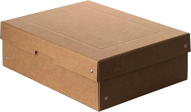 Besuche den FALKEN-Store FALKEN PureBox Nature aus starkem Karton 100 mm hoch DIN A4 braun — Geschenkverpackung