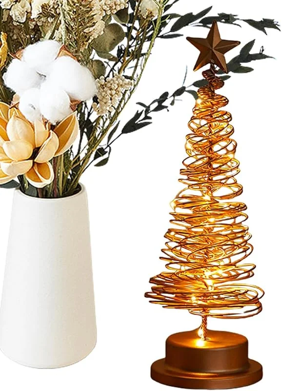 Marke: Nuyhgtr Baumlampe, Nachttischlampe, Weihnachtsbaum-Tischlampe, LED beleuchteter — Weihnachtsbeleuchtung