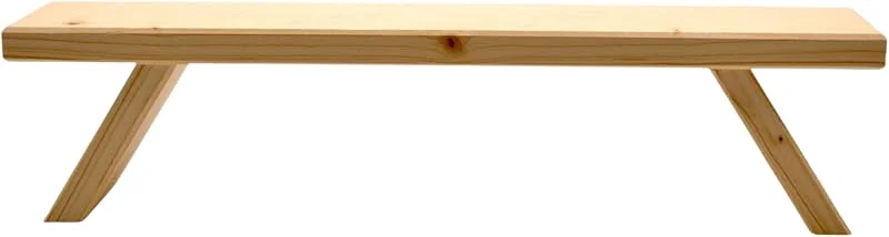 Besuche den Erzwelt-Store Schwibbogenbank aus Holz – Lichterbogenerhöhung – 60 x 10 x 7 cm — Weihnachtsdeko