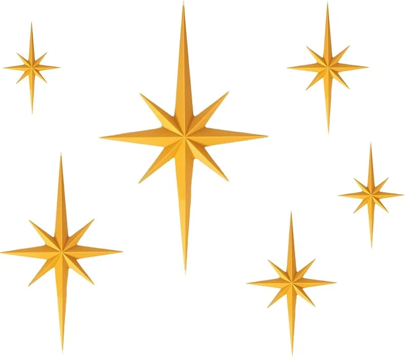 Marke: Genérico Weihnachtsstern Dekoration Wand Anhänger glatt — Weihnachtsdeko