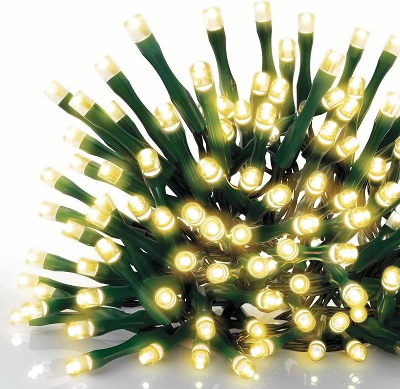 Besuche den EMOS-Store EMOS LED-Lichterkette warmweiß für Innen und Außen, 4m lange IP44 Weihnachtslichterkette mit 40 LEDs + 5m Zuleitung und Netzteil, 8 Modi und 6h Timer Funktion, für Party, Weihnachten, Deko — Weihnachtsbeleuchtung
