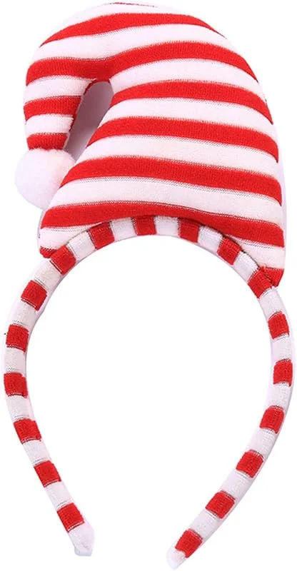Marke: Jazuaiao Weihnachts Elfen Stirnband mit Ohren, Elfenohren, Haarreifen, Kopfbedeckung, Haarreifen — Weihnachtsmode