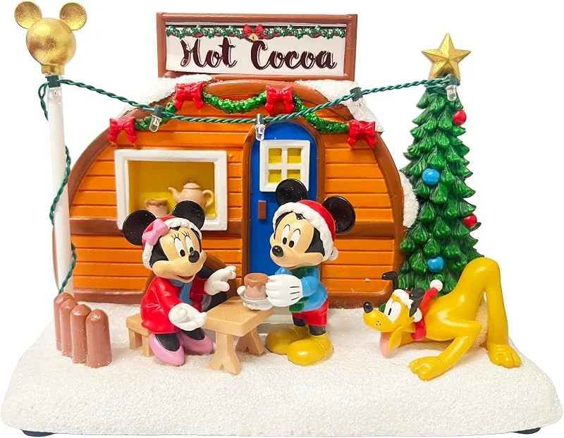 Marke: MOMENTS IN TIME MOMENTS IN TIME Mickey Minnie Hot Cocoa Anhänger beleuchtetes — Weihnachtsdeko