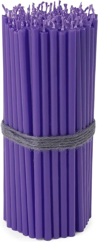 Besuche den NKlaus-Store NKlaus Stabkerzen für Kerzen Paraffinwachs, Violett, 16cm, 100 Stück — Kerzenlicht Abendessen