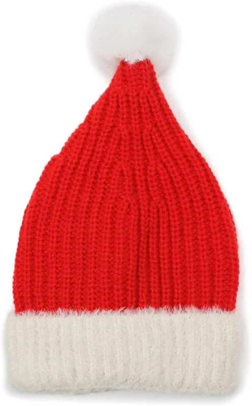 Marke: Yeaxxsqy Weihnachtsmützen für Erwachsene, festliche Jacquard-Strickmütze für Feiertagsparty-Kostüme, rot, Einheitsgröße für Erwachsene — Weihnachtsmode