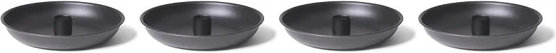 Besuche den Novaliv-Store Novaliv Kerzenständer Stabkerzen 4er-Set SCHWARZ Durchmesser 18cm Adventskranz Kerzenteller scandic chic Candle Holder Stabkerzenhalter Weihnachten Dekoschale Tischdeko modern Wohnzimmer — Advent und Tisch