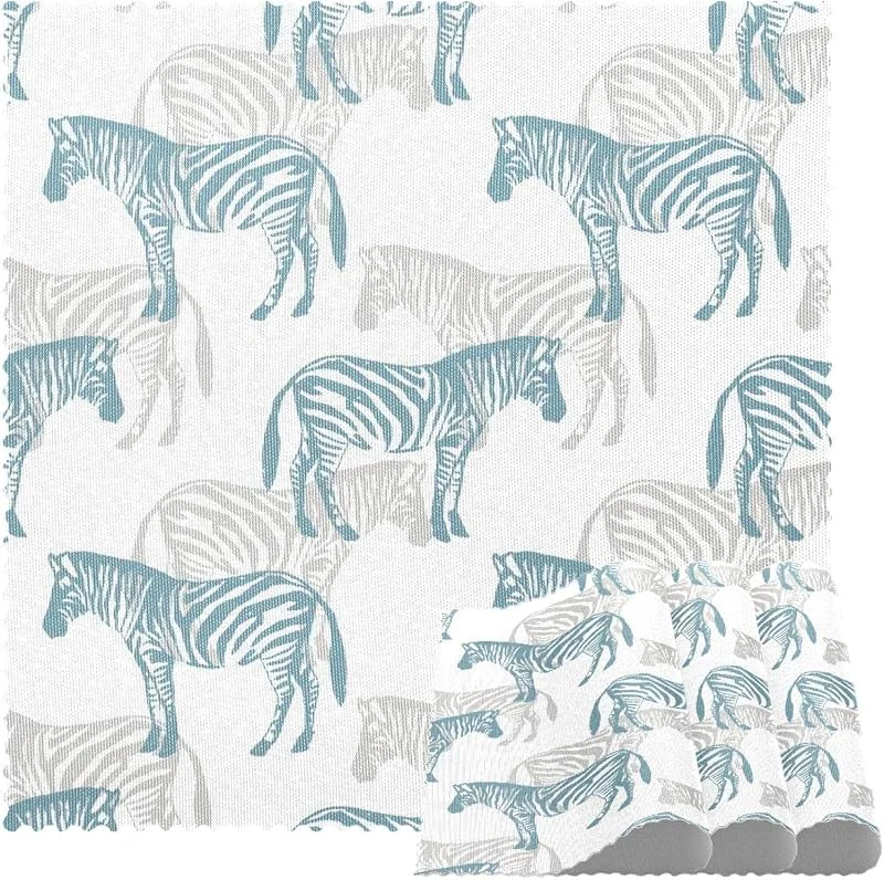 Marke: VAPOKF Zebra Wild Tier Platzsets Set von 1 für Esstisch Waschbar Rutschfeste Platzsets für Weihnachten Urlaub Geburtstag Party Tisch — Küche & Haushalt
