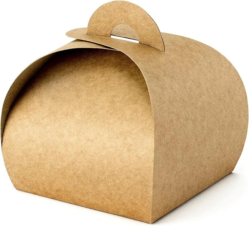 Besuche den P&D-Store P&D Geschenkbox 8, 5x8.5x7cm 10er Set Kraftpapier Gastgeschenke Geschenkschachtel Hochzeit braun — Geschenkverpackung