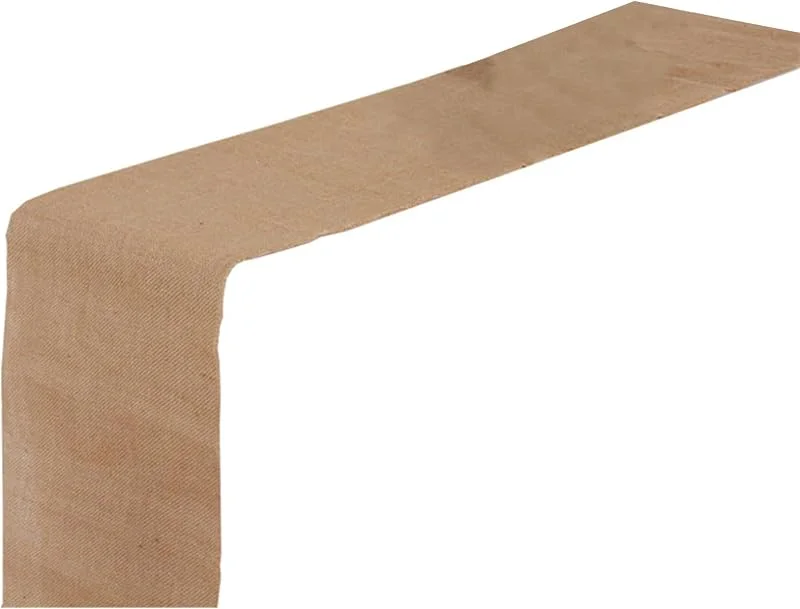 Marke: RWAJZAX Jutes Linen Tischläufer im Vintage-Stil, Natur, Jute, Villap, Party, Landhaus, Hochzeit, Dekoration, Restaurant, Vintage, Tischläufer Weihnachten — Advent und Tisch