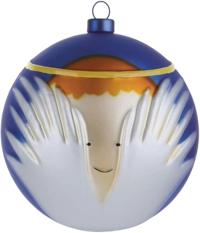 Alessi AMJ13 6 Angioletto Weihnachtsbaumkugel, mundgeblasenes Glas, Multicolor — Weihnachtsdeko
