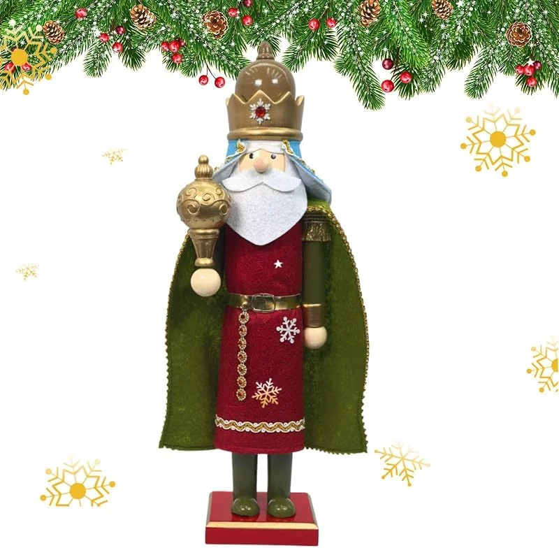 Marke: Générique Nussknacker-Figuren, Tischdekoration, Nussknacker, aus Holz — Weihnachtsdeko