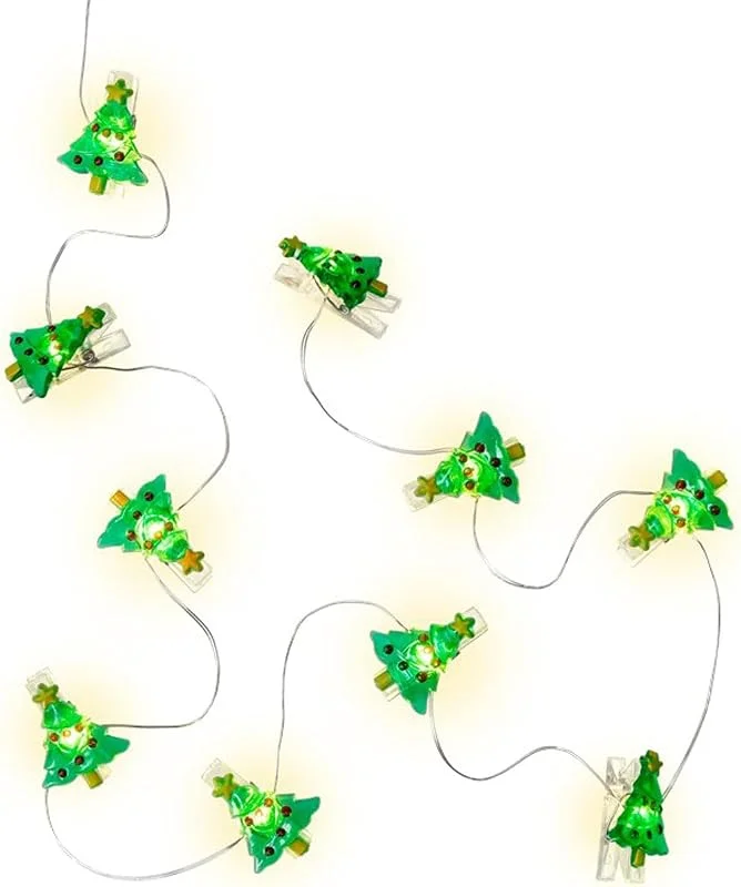 Besuche den goobay-Store LED Foto Clip Lichterkette, 10 Clips, Weihnachtsbaum, für Polaroid Bilder — Weihnachtsbeleuchtung