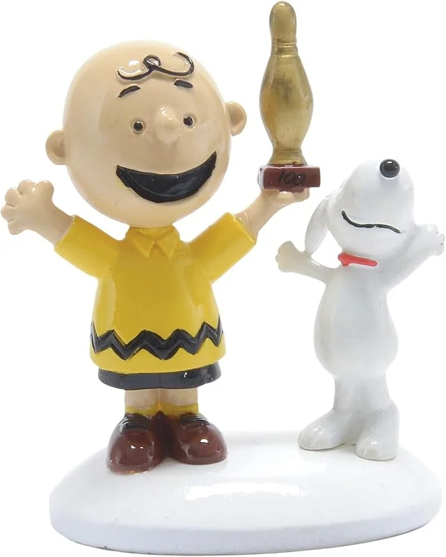 Marke: Department 56 Department 56 Peanuts Village Accessories Charlie Brown Breaks 100 Figur, 5, 4 cm, Mehrfarbig — Weihnachtsdeko