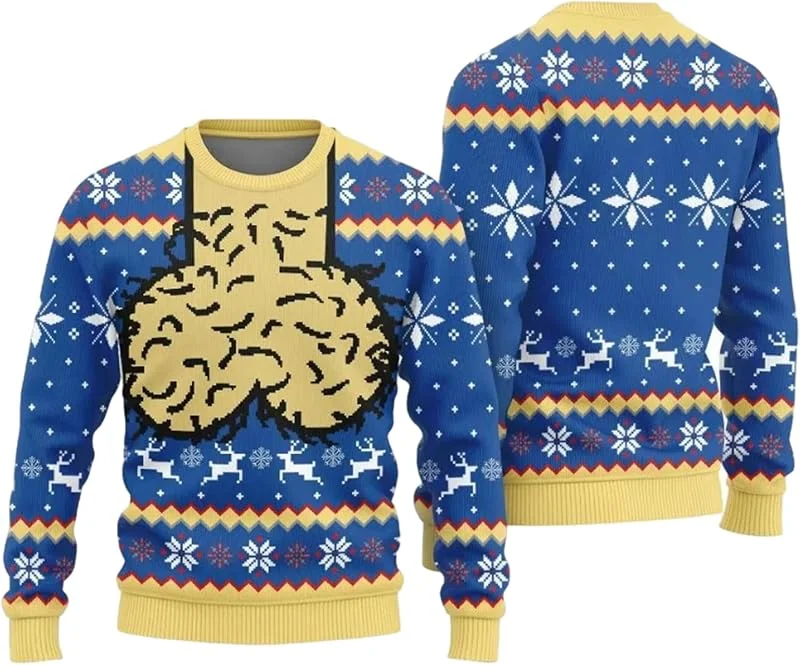 Besuche den Ansenesna-Store Weihnachtspullover Herren Lustig Hässlich Weihnachtspulli Damen Strick — Weihnachtsmode