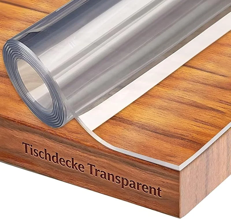 Besuche den Anise Star-Store Anise Star Tischfolie Transparent 2 mm Abgeschrägte Kante (100 x 100 cm) — Küche & Haushalt