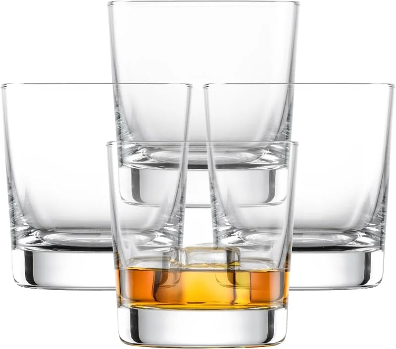 Besuche den Schott Zwiesel-Store SCHOTT ZWIESEL Whiskyglas Bar Special (4er-Set), geradliniger Tumbler für Whisky, spülmaschinenfeste Tritan-Kristallgläser, Made in Germany (Art.-Nr. 123638) — Wein und Festtafel