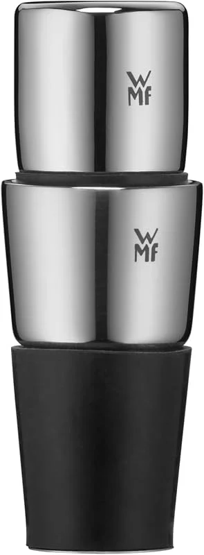 WMF Vino 2in1 Weinausgießer mit Flaschenverschluss, 2, 4 cm, Ausgießer, Cromargan Edelstahl, Silikon, für alle Weinflaschen — Wein und Festtafel