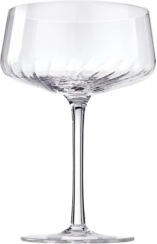 Besuche den BUTLERS-Store BUTLERS Champagnerschale 380 ml Glas - FELICE - Geriffelter Boden — Wein und Festtafel