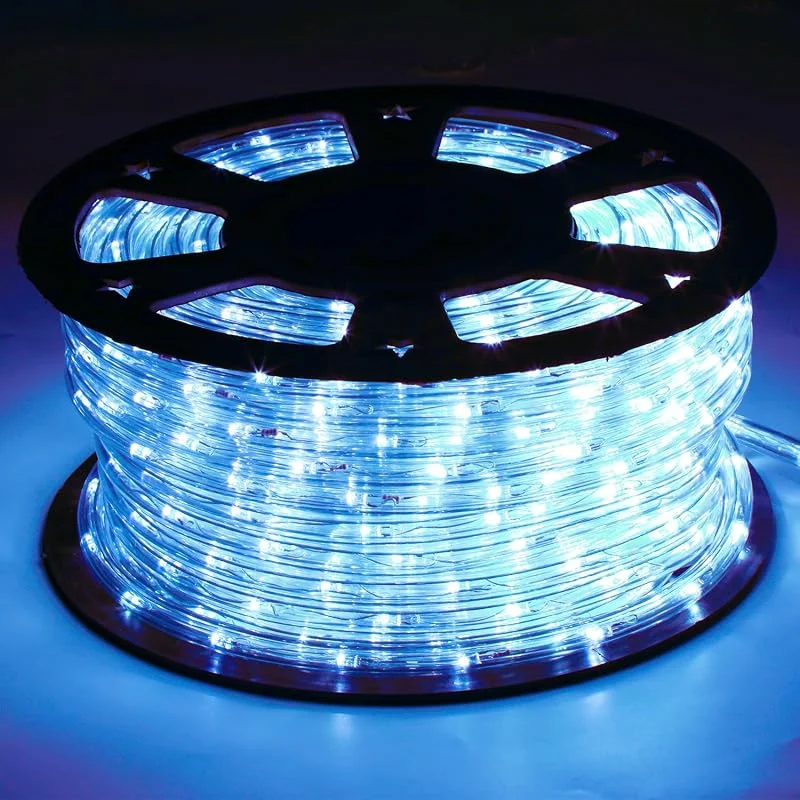 Besuche den Cecaylie-Store 10m LED Lichtschlauch Lichterschlauch Blau, Wasserdicht Lichtschläuche mit 240 LEDs, Lichterkette für Weihnachten Party, Außen Garten, Innen Dekoration — Weihnachtsbeleuchtung