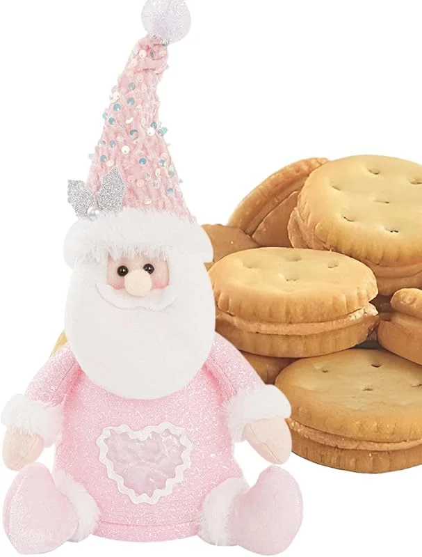 Marke: Ungtyb Weihnachtliche Plüsch-Süßigkeitentasche, weicher, Weihnachtsmann — Geschenkverpackung