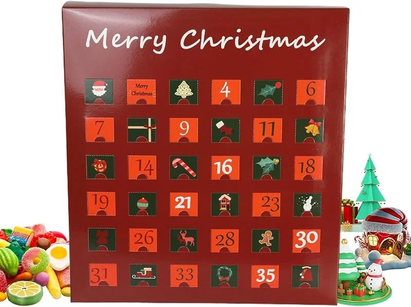 Marke: Générique Adventskalender leer zum Befüllen 36 Tage DIY Weihnachten wiederverwendbar — Advent und Tisch