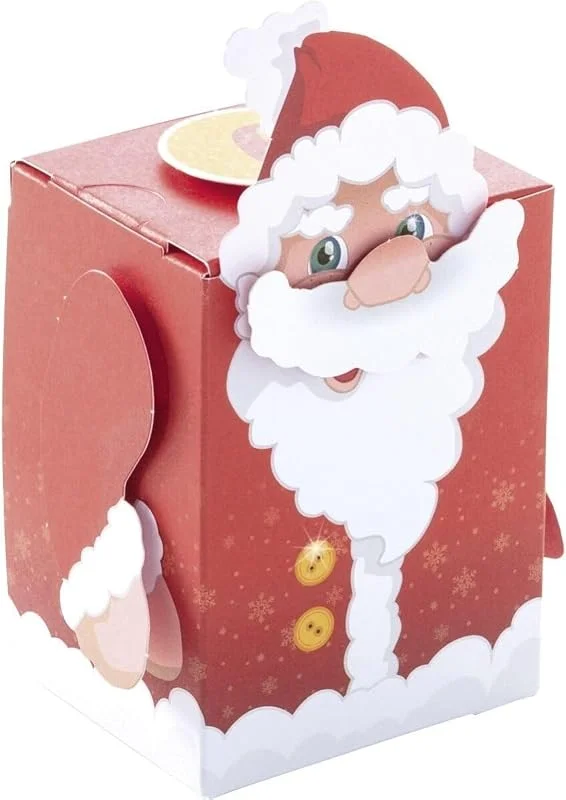 Besuche den folia-Store folia 9398 - Adventskalender Bastelset Winterlandschaft, mit 24 vorgestanzten Geschenkschachteln aus stabilem Motivkarton, verschiedene Stanzteile und 200 3D Klebepads — Geschenkverpackung