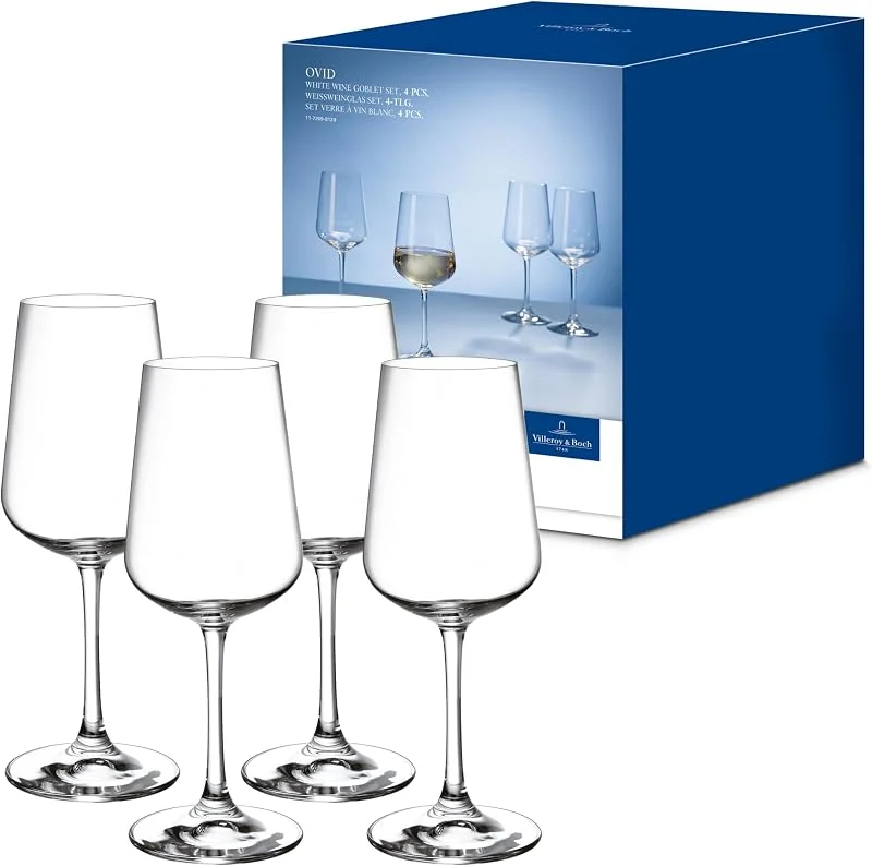 Villeroy & Boch - Ovid Weißweinglas-Set 4 teilig 380 ml, Spülmaschinenfest — Wein und Festtafel