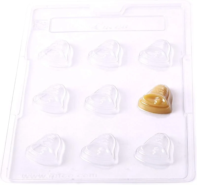 Besuche den Mystic Moments-Store Weihnachten Bell Schokoladenform 9 Hohlraum — Weihnachtskueche