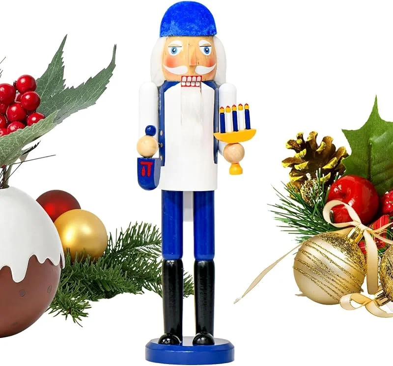 Marke: Generic Nussknacker Figuren Weihnachten Festliche Skulptur aus Holz mit — Weihnachtsdeko