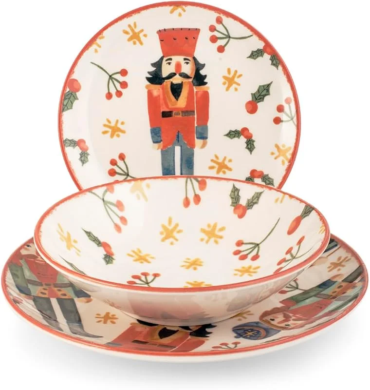 Marke: H&H H&H Kingdom 18-teiliges Weihnachtstischservice — Advent und Tisch