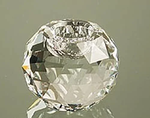 Besuche den Swarovski-Store Swarovski Kerzenstaender Kugel mittel Candleholder Ball medium 010134 AP 1990 4 cm — Advent und Tisch