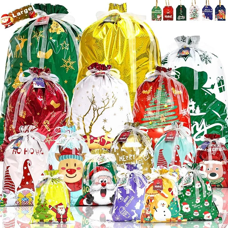 Besuche den Ergohortus-Store Ergohortus Geschenktüten Weihnachten, 36 Stück Weihnachtstüten — Geschenkverpackung