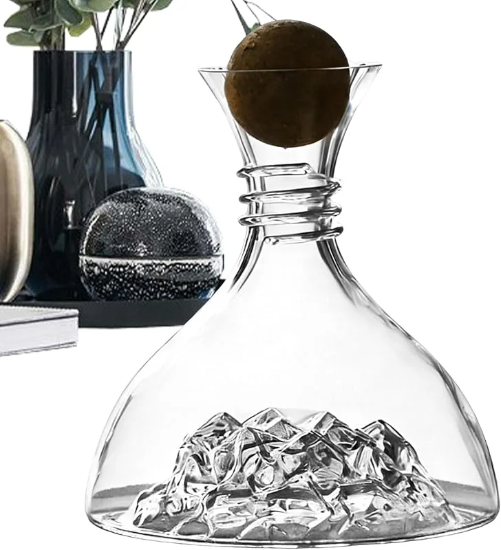 Marke: Generisch Weindekanter mit Stopfen 1800ml Glas Serviergeschirr — Wein und Festtafel