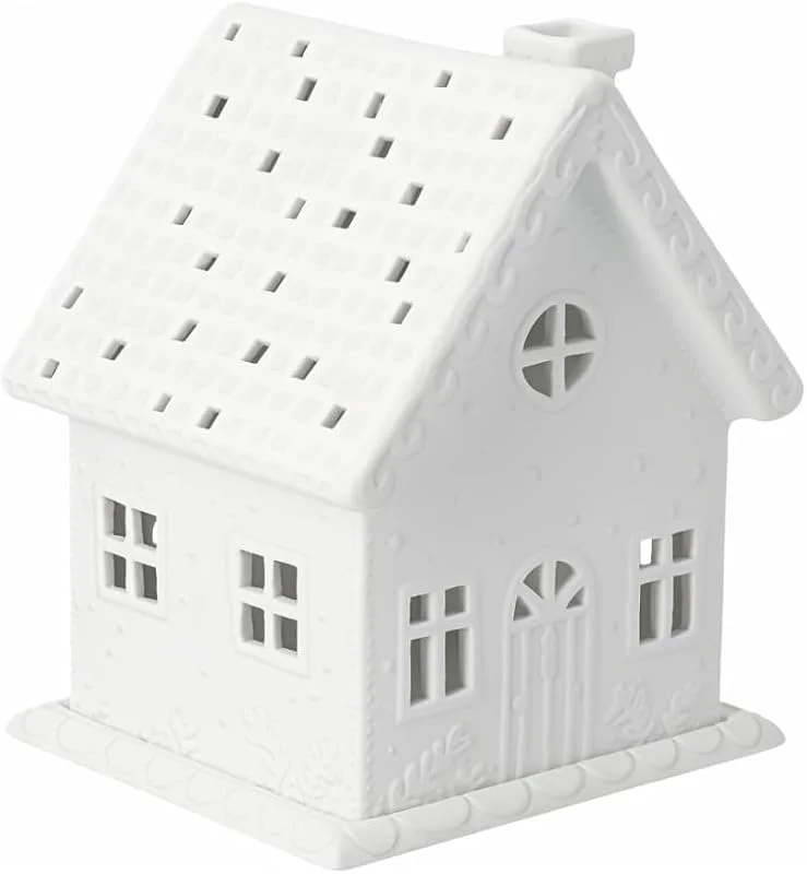 Besuche den Räder-Store Räder Lichthaus Ranken Porzellan Windlicht Teelichthaus Lichterstadt Weiß — Advent und Tisch