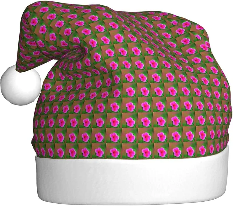 Marke: Tamiger Weihnachtsmützen mit Hibiskusblüten, saisonal, festlich — Weihnachtsmode