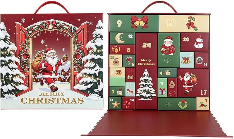 Marke: Generisch Adventskalender Countdown-Box zum Befüllen Leere Wiederverwendbare — Advent und Tisch