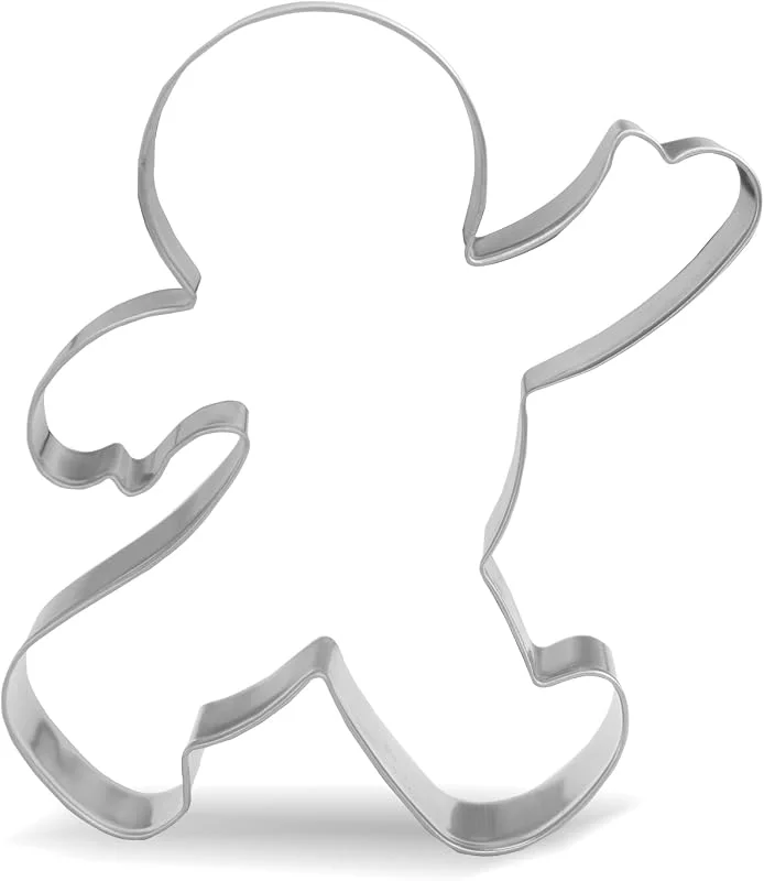 Marke: Keewah Ausstechform mit Lebkuchenmann-Motiv, Edelstahl, 10, 5 cm — Weihnachtskueche