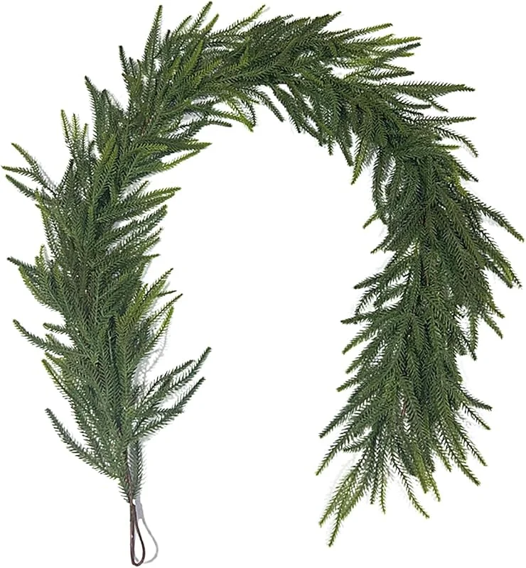 Marke: Generisch Kieferngirlande Künstlicher Dekokranz für innen und außen — Weihnachtsdeko