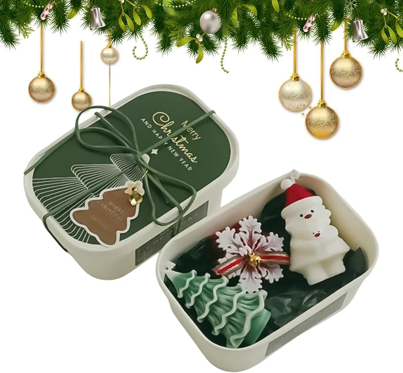 Marke: Generisch Weihnachtliche Duftkerzen Aromatherapie Dekorations Set — Kerzenlicht Abendessen