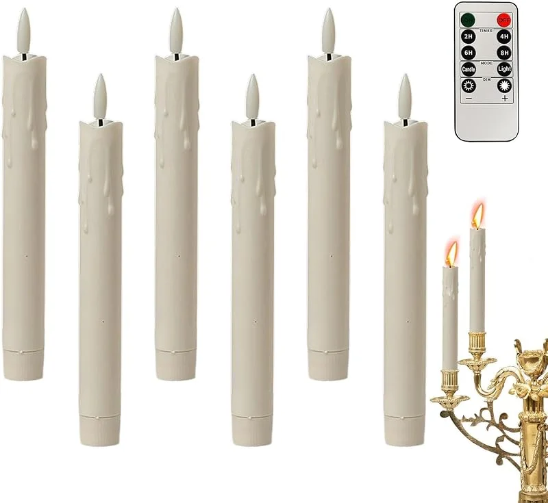 Marke: Generisch Flammenlose Kerzen, Weihnachtsdekoration — Kerzenlicht Abendessen